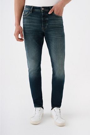 شلوار جین آبی مردانه پاچه تنگ Loft - کد 888148390