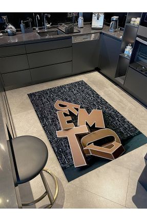 فرش رنگی قابل شستشو Rugs Modern Halı - کد 897573677