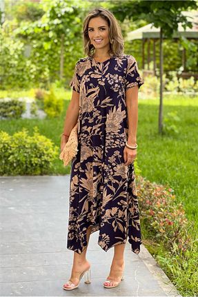 لباس سرمه ای زنانه بافتنی Nevin Kaya Moda - کد 130945010
