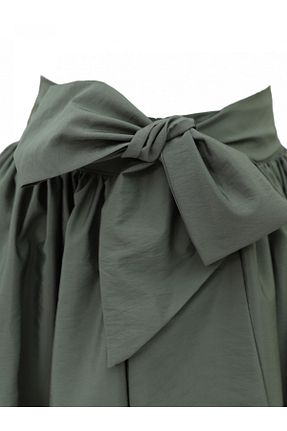 دامن خاکی زنانه پلی استر Modamorfo - کد 897519711