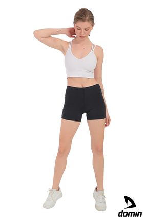 ساق شلواری اسپرت مشکی زنانه بافت DOMİN SPOR - کد 823120912