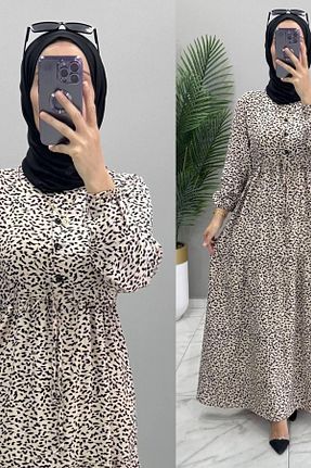 لباس بژ زنانه بافتنی Mercan - کد 898100178