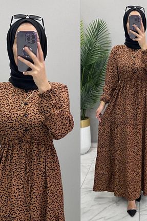 لباس قهوه ای زنانه بافتنی Mercan - کد 898211579