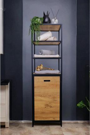 سبد لباس مشکی فلزی Digithome - کد 896040811