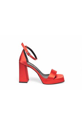 کفش مجلسی قرمز زنانه چرم مصنوعی Lölük Moda - کد 897604143