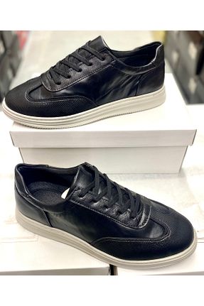 کفش کژوال مشکی مردانه چرم خالص MODA - کد 897622413