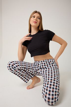پائین تنه راحتی طوسی زنانه پنبه ای SCM LINGERIE - کد 897623726