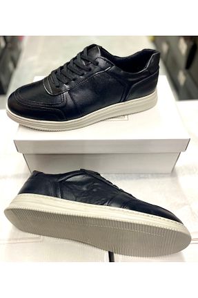 کفش کژوال مشکی مردانه چرم خالص MODA - کد 897633042