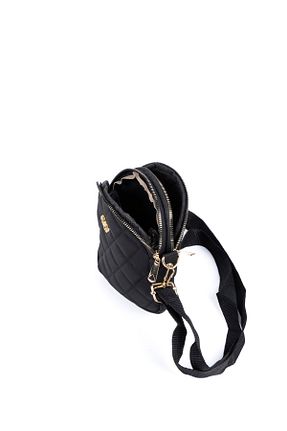 کیف دوشی مشکی زنانه چرم مصنوعی Manca - کد 897644164