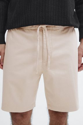 شلوارک و برمودا بژ مردانه پنبه ای Massimo Dutti - کد 897648404