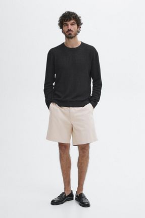 شلوارک و برمودا بژ مردانه پنبه ای Massimo Dutti - کد 897648404
