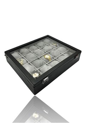 نظم دهنده کمد طوسی چوب Dijital Çarşı - کد 897747319