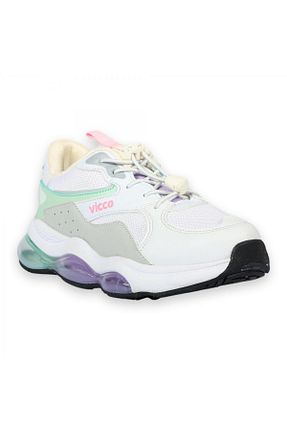 کفش پیاده روی سفید بچه گانه پارچه ای Vicco - کد 897703215