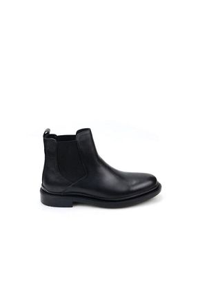 چکمه مشکی مردانه چرم خالص Pierre Cardin - کد 898394877