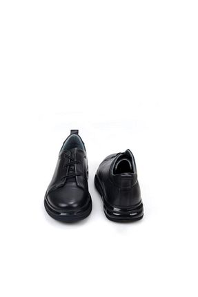 کفش کلاسیک مشکی مردانه چرم خالص Papuçcity - کد 890467183