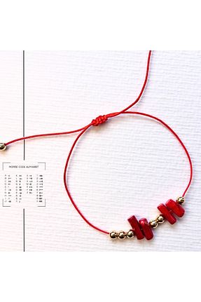 دستبند جواهر متالیک زنانه سنگ طبیعی L´Atelier des Perles - کد 895175323