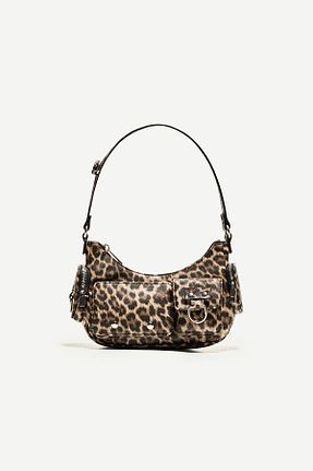 کیف دستی قهوه ای زنانه Bershka - کد 897703971