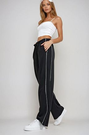 شلوار کرمگن مشکی زنانه Relaxed VAGGON - کد 897749142