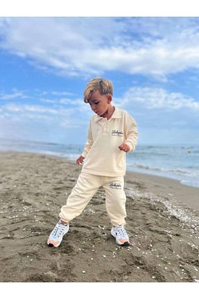 ست بالاتنه و پائین تنه بژ بچه گانه بافت KETBaby - کد 862076529
