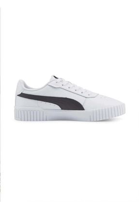 کفش اسنیکر سفید زنانه چرم اصل Puma - کد 871099804