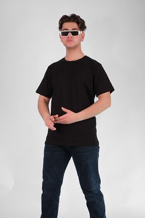 تیشرت مشکی مردانه رگولار MODA - کد 897746679