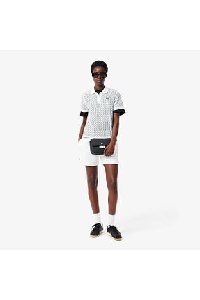 کیف دوشی مشکی زنانه چرم مصنوعی Lacoste - کد 871120154