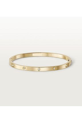 دستبند استیل (فولاد) طلائی زنانه استیل ضد زنگ Mach - کد 844286867