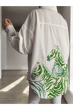 پیراهن نباتی زنانه اورسایز Bebe Plus - کد 897782904