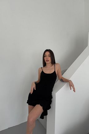 لباس مشکی زنانه بافتنی comoller - کد 897764633