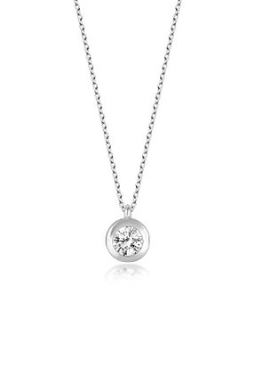 گردنبند استیل ( فولاد ) زنانه نقره Swarovski - کد 897760270