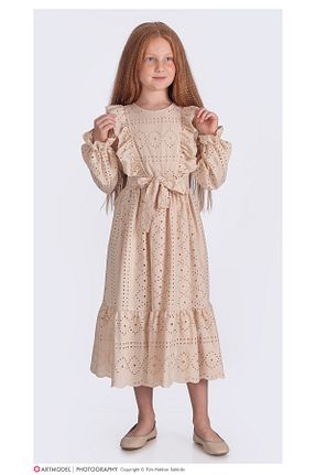 لباس بژ بچه گانه بافتنی Tivido - کد 898369352