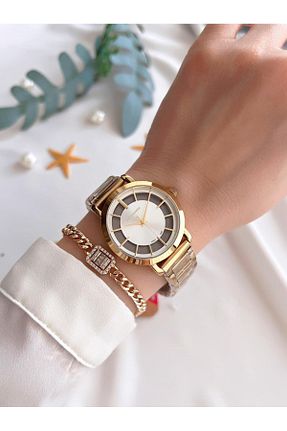 ساعت مچی زرد زنانه 36-40 میلی متر Lee Cooper - کد 808467315