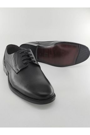 کفش کژوال مشکی مردانه چرم خالص Bİ AYAKKABI - کد 897804379