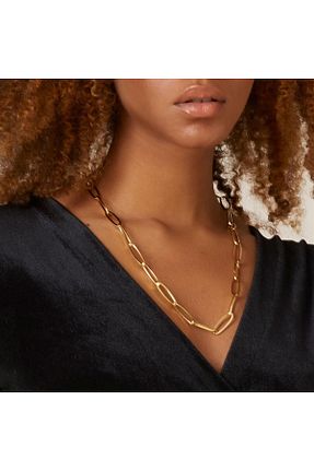 گردنبند طلا طلائی زنانه 14 عیار Dores Gold - کد 898691679