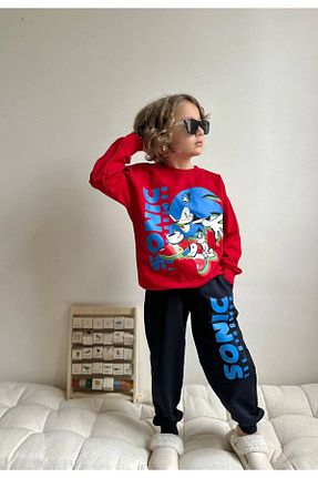 ست بالاتنه و پائین تنه رنگی بچه گانه بافتنی Nil Kids - کد 898528156