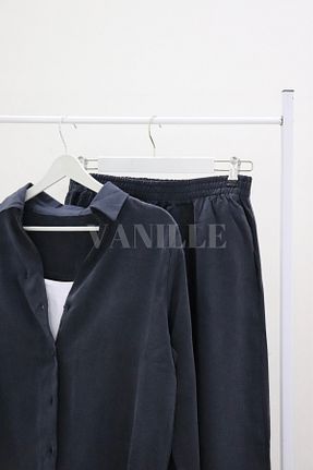 ست بالاتنه و پائین تنه طوسی زنانه Liyosel VANİLLE - کد 898014572