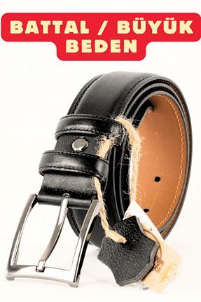 کمربند مشکی مردانه چرم خالص Parscraft - کد 897789780