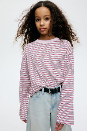 بادی رنگی بچه گانه یقه دوچرخه H&M - کد 897659390