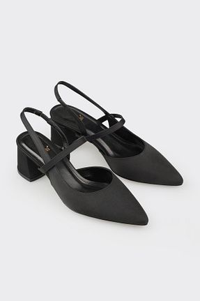 کفش پاشنه بلند کلاسیک مشکی زنانه پلی اورتان Elle - کد 897823679