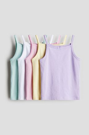 تیشرت رنگی بچه گانه یقه دوچرخه H&M - کد 899708834