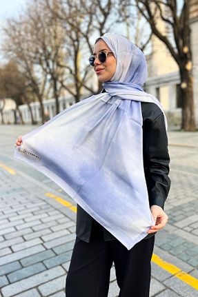 شال آبی زنانه پنبه ای EVERMORE - کد 898652678