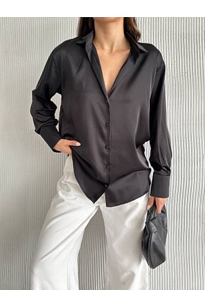 پیراهن مشکی زنانه رگولار s.t.l - romeo tekstil - کد 897844942