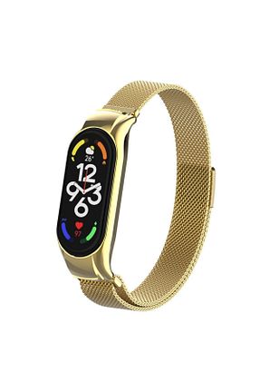 بند دستبند هوشمند طلائی Techmaster - کد 353958399