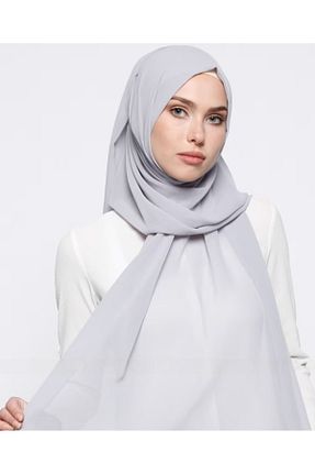 شال طوسی زنانه شیفون Differenza - کد 896877762