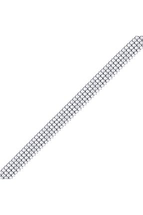 دستبند طلا طوسی زنانه 14 عیار Assos Pırlanta - کد 764004738