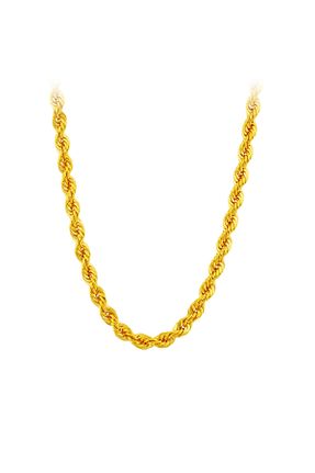 گردنبند طلا زرد زنانه 14 عیار Assos Pırlanta - کد 770695053