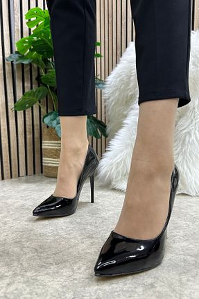 کفش پاشنه بلند کلاسیک مشکی زنانه چرم مصنوعی Nstil - کد 825761668