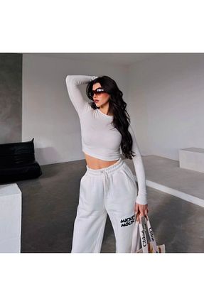بلوز سفید زنانه ساده Mokita Butik - کد 897897045