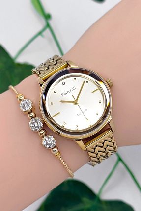 ساعت مچی رنگی زنانه 36-40 میلی متر Ferrucci - کد 897900995