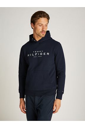 سوئیشرت آبی مردانه ساده Tommy Hilfiger - کد 897903750